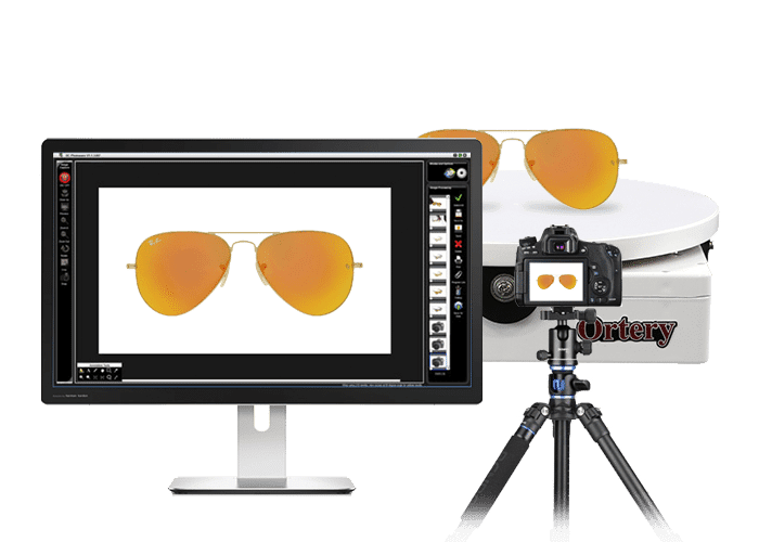 360 Degree Product Photography Turntable and Software Ortery