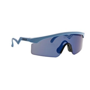 right angle Oakley blue gradiant sunglasses eyeware product photography example