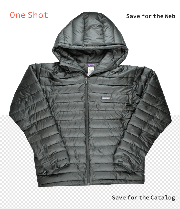 still image of black puff jacket for winter clothing snow and rain fashion and apparel product photography example