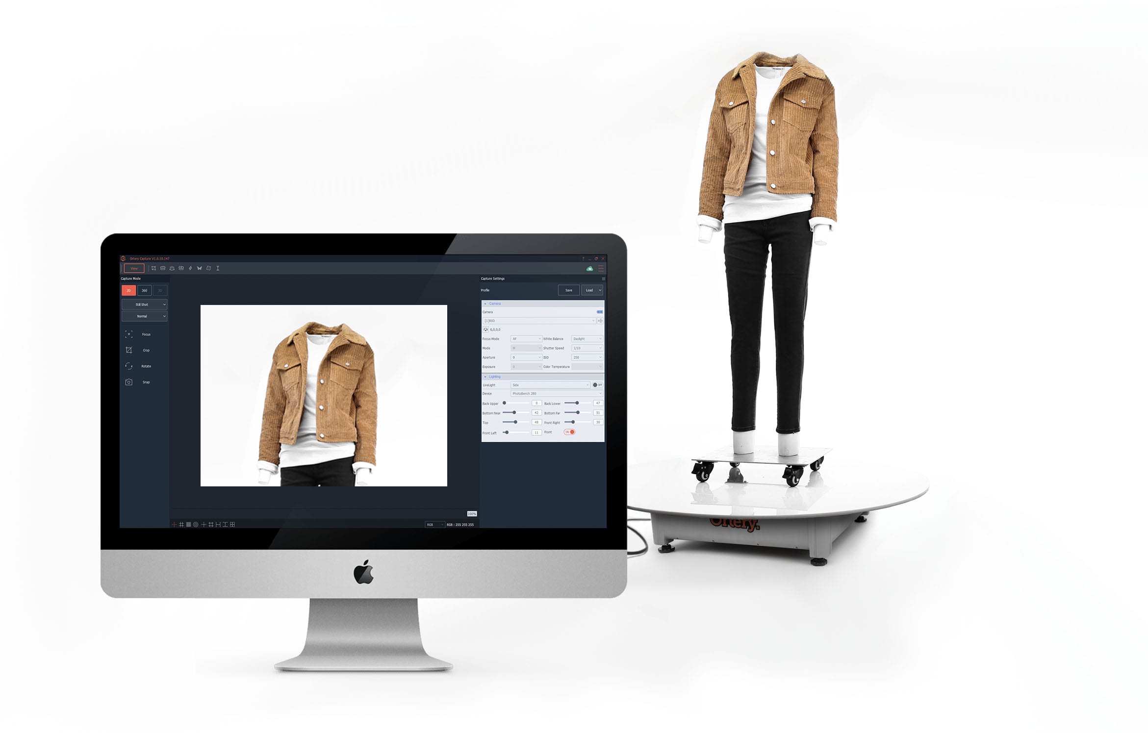 software-controlled-360-2 Software Controlled 360 Product Photography Turntable - PhotoCapture 360M in Use