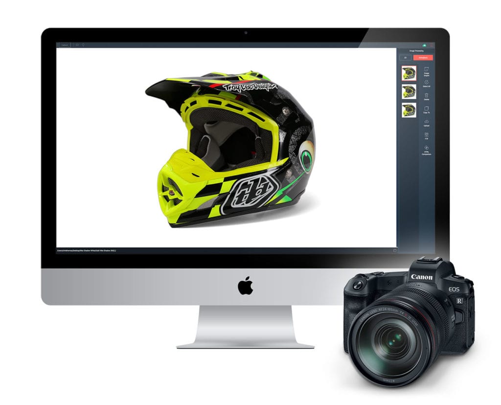 Ortery product photography software allows users automate still and 360 product photos on pure white backgrounds. Now compatible with Canon EOS R mirrorless systems.