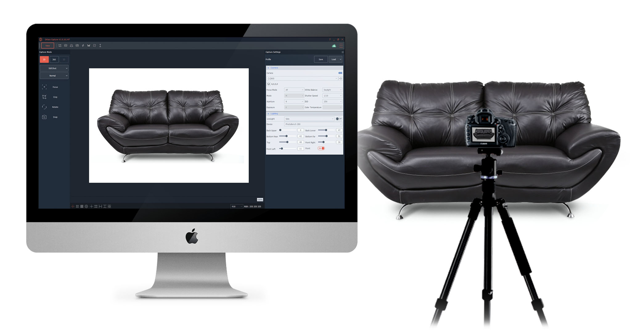 software-controlled-ortery-furniture-photography-system software-controlled-ortery-furniture-photography-system