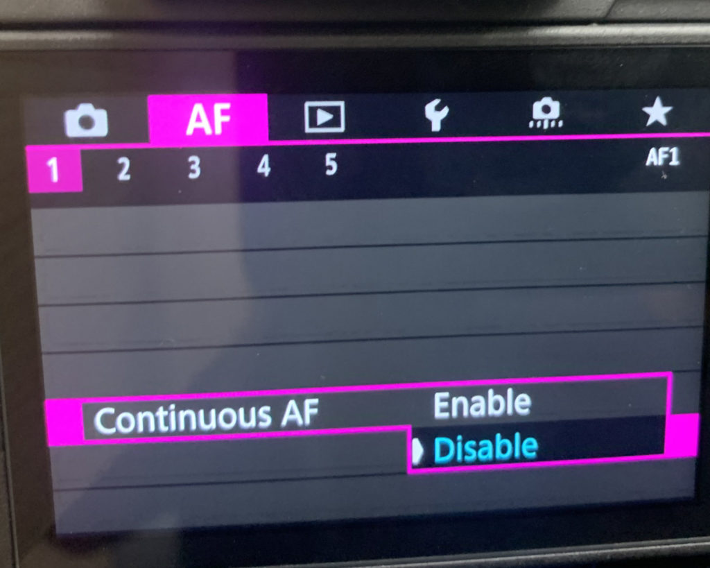 EOSRContiousAf-Disable EOSRContiousAf-Disable