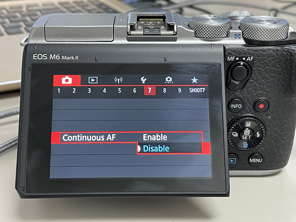 EOS M6 Mark II - Continuous AF 2