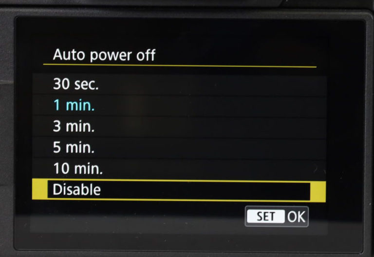 Canon Mirrorless Camera Settings Ortery Software