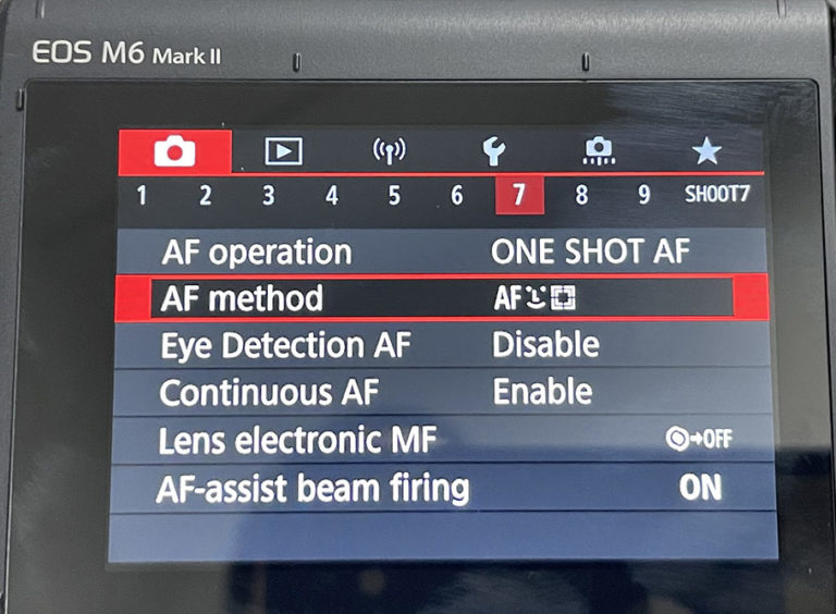 Canon DSLR Camera Settings Ortery Software
