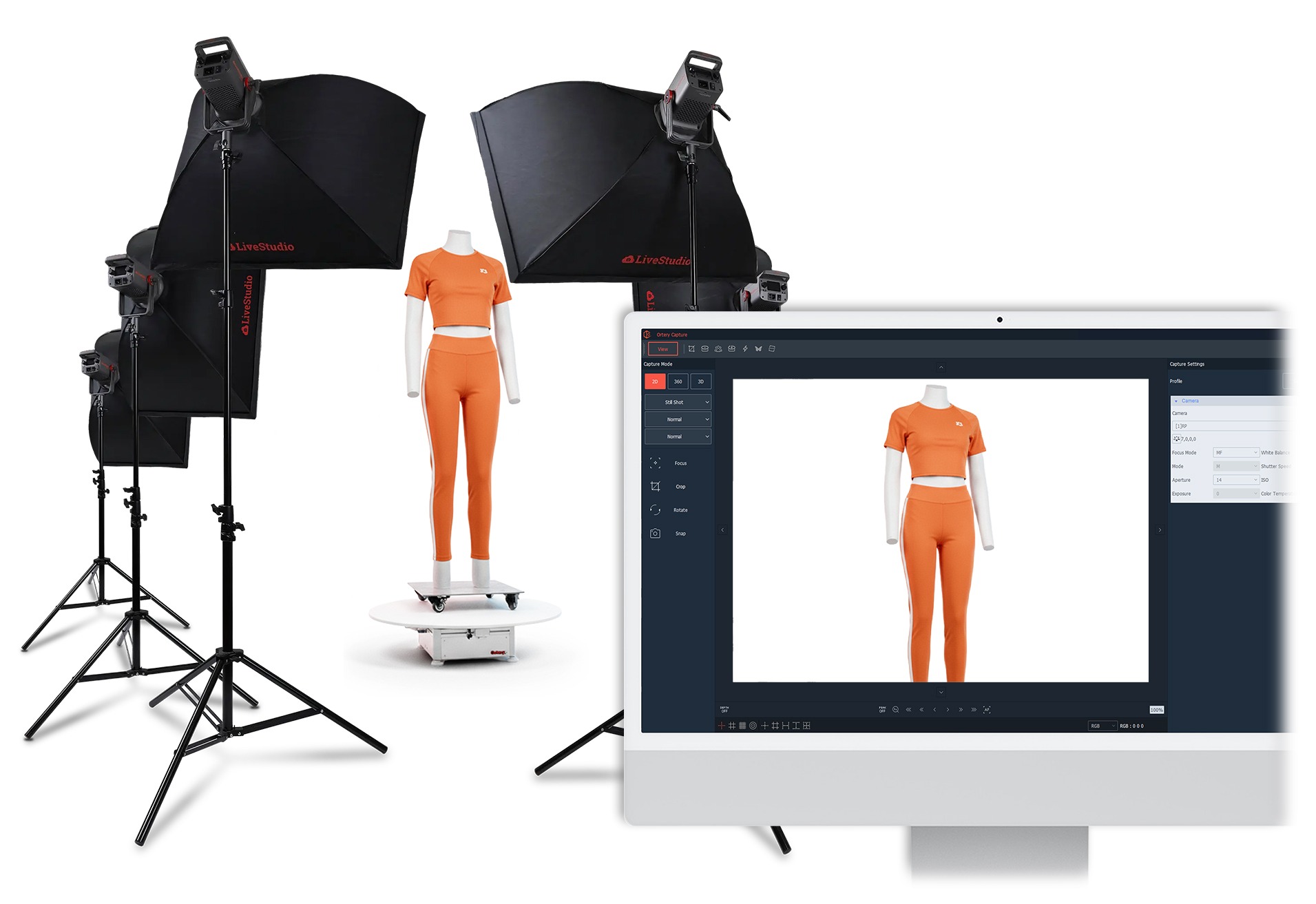 ortery-livestudio-with-mannequin-on-turntable-1